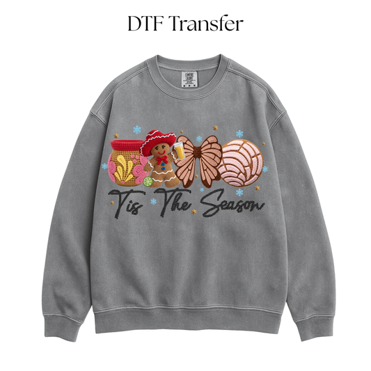 Tis The Season Conchitas Faux Yarn DTF