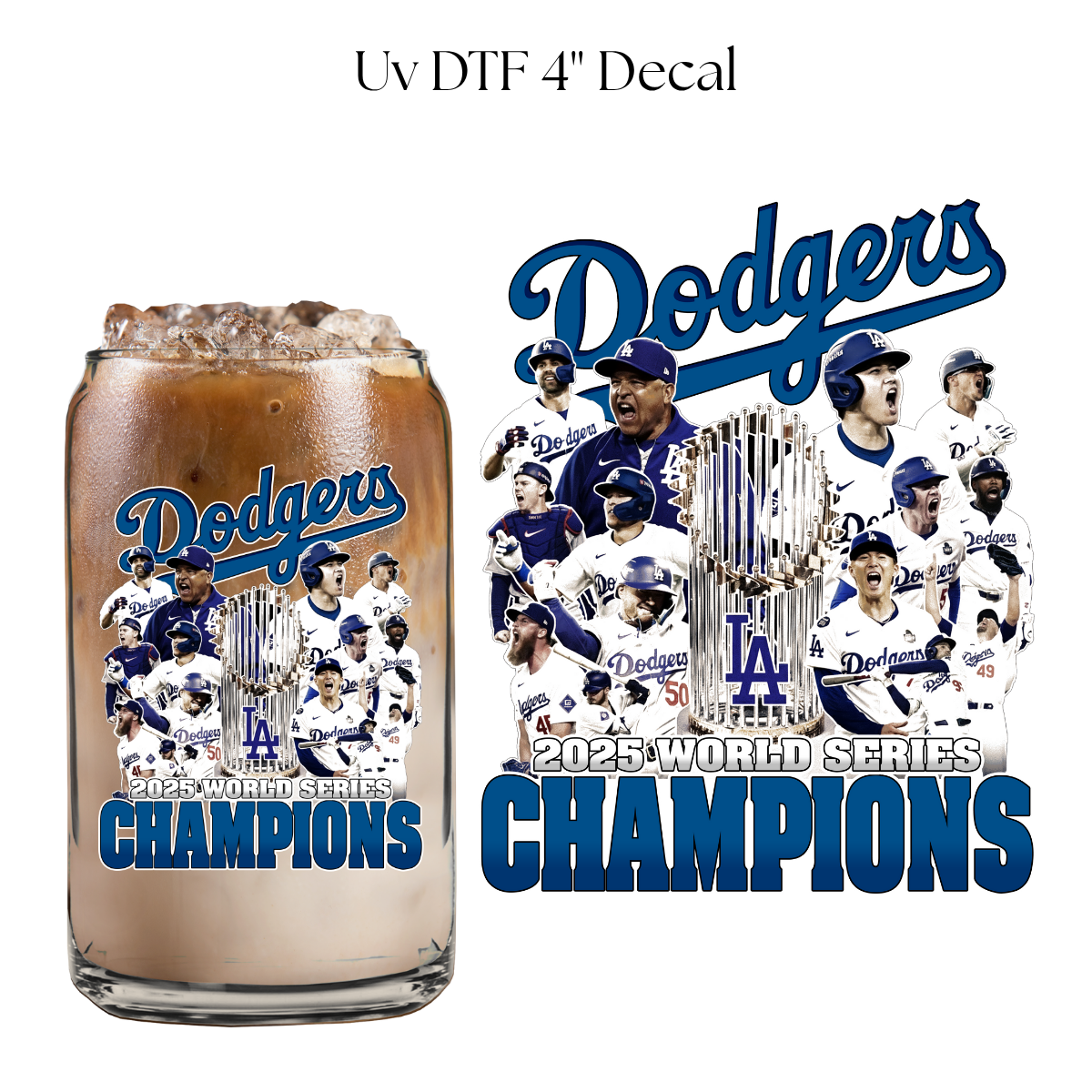 Doy Champ 4” UV DTF Decal