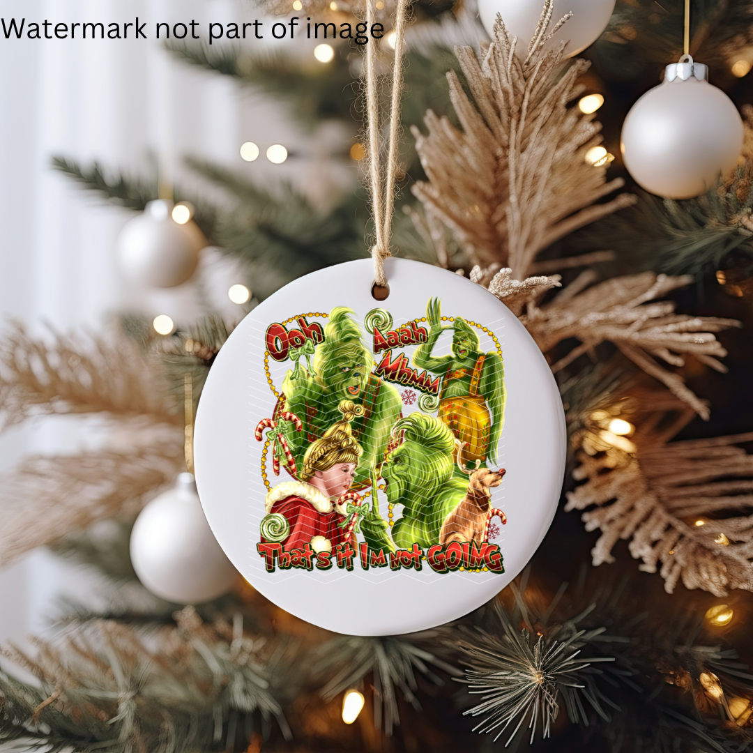 GOOD Ooh Aah Mhmm Ornament Size UV DTF DOUBLE SIDED