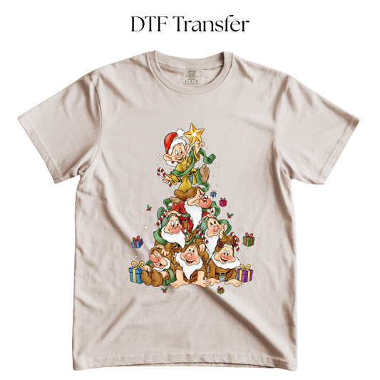 Dwarfs Tree DTF Transfer