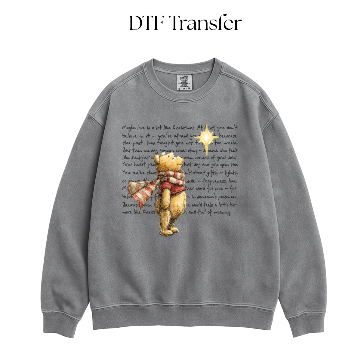 Maybe Love is Like Bear DTF Transfer