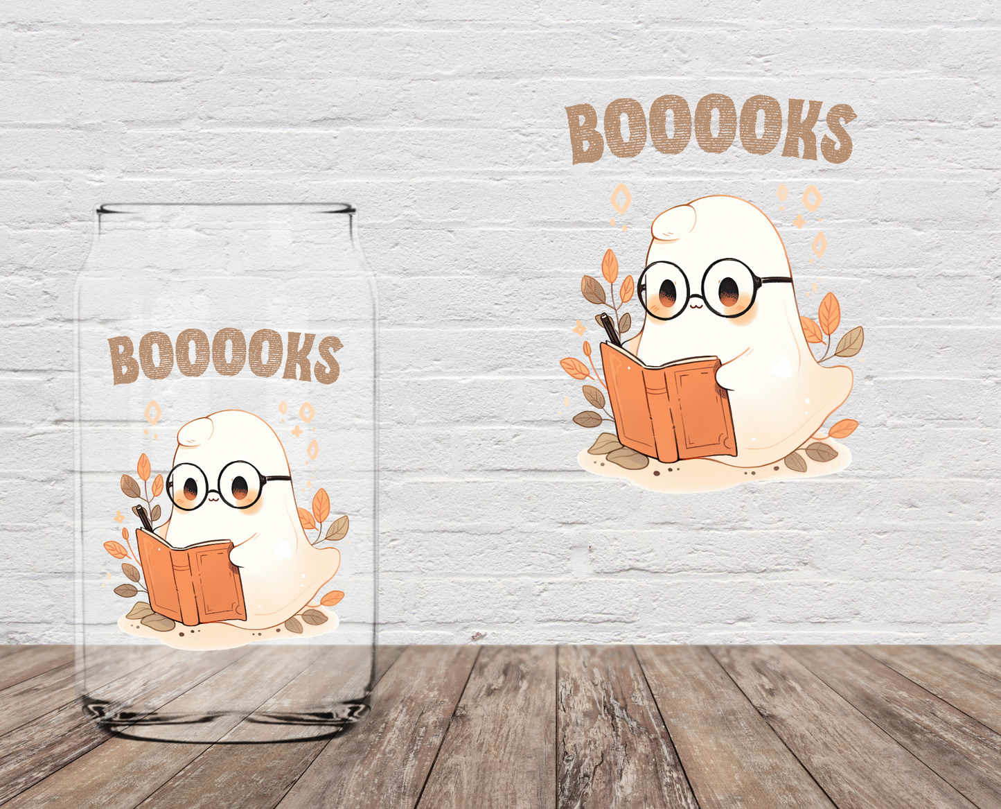 Books Ghostie SEASONAL 4" UV DTF