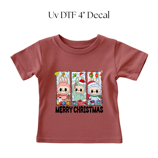 YOUTH Bubu Merry Christmas Dtf Transfer