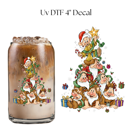 Dwarfs Tree 4” UV DTF Decal
