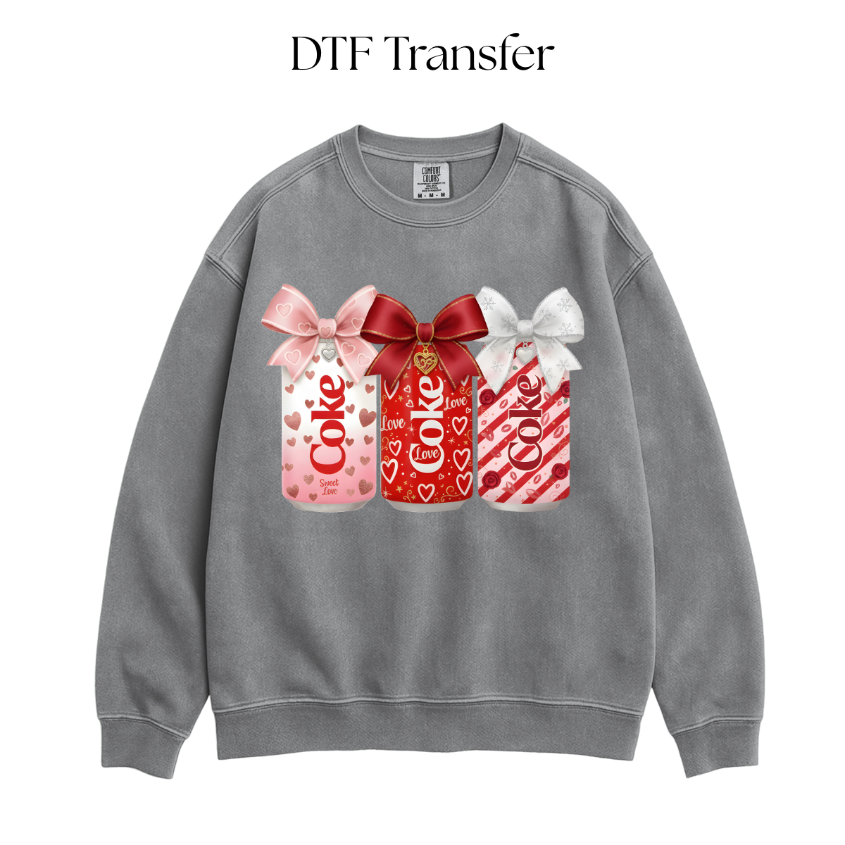 Valentine Sodas DTF Transfer