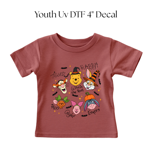 YOUTH Bear Friends Halloween DTF Transfer
