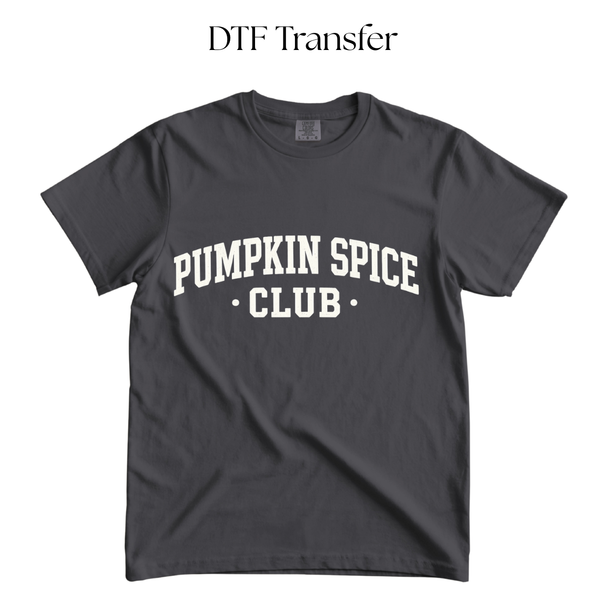Pumpkin Spice Club Single Color DTF Transfer