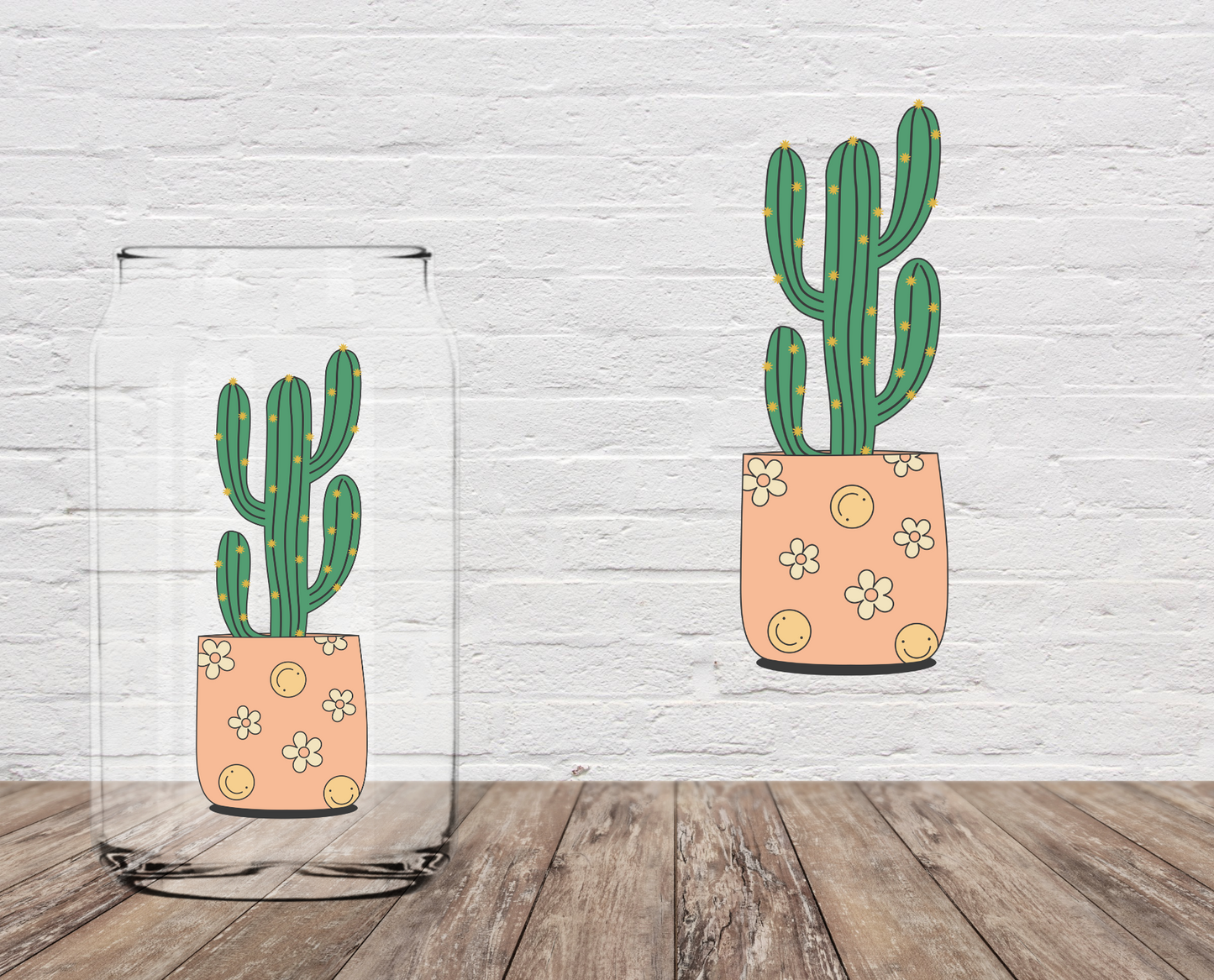 Cactus 4" UV DTF LAST CHANCE