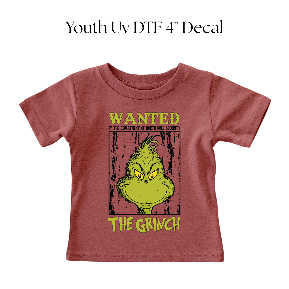 YOUTH Wanted By North Pole DTF Transfer