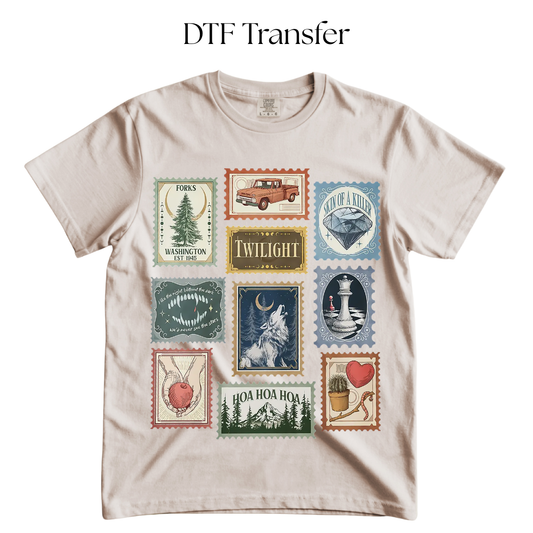 Vampire Stamps DTF Transfer