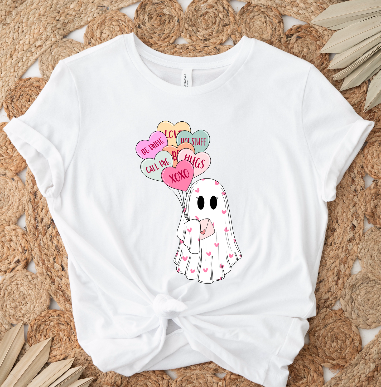 GOOD Ghost Heart Balloons DTF TRANSFER