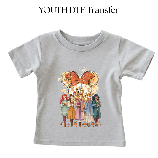 YOUTH  Fall Princess Dtf Transfer