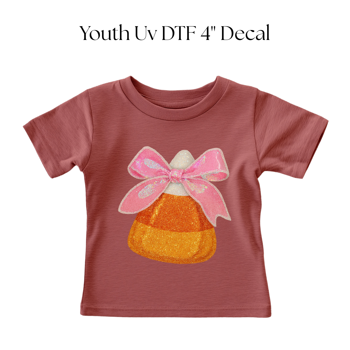 YOUTH Candy Corn Shimmer Dtf Transfer