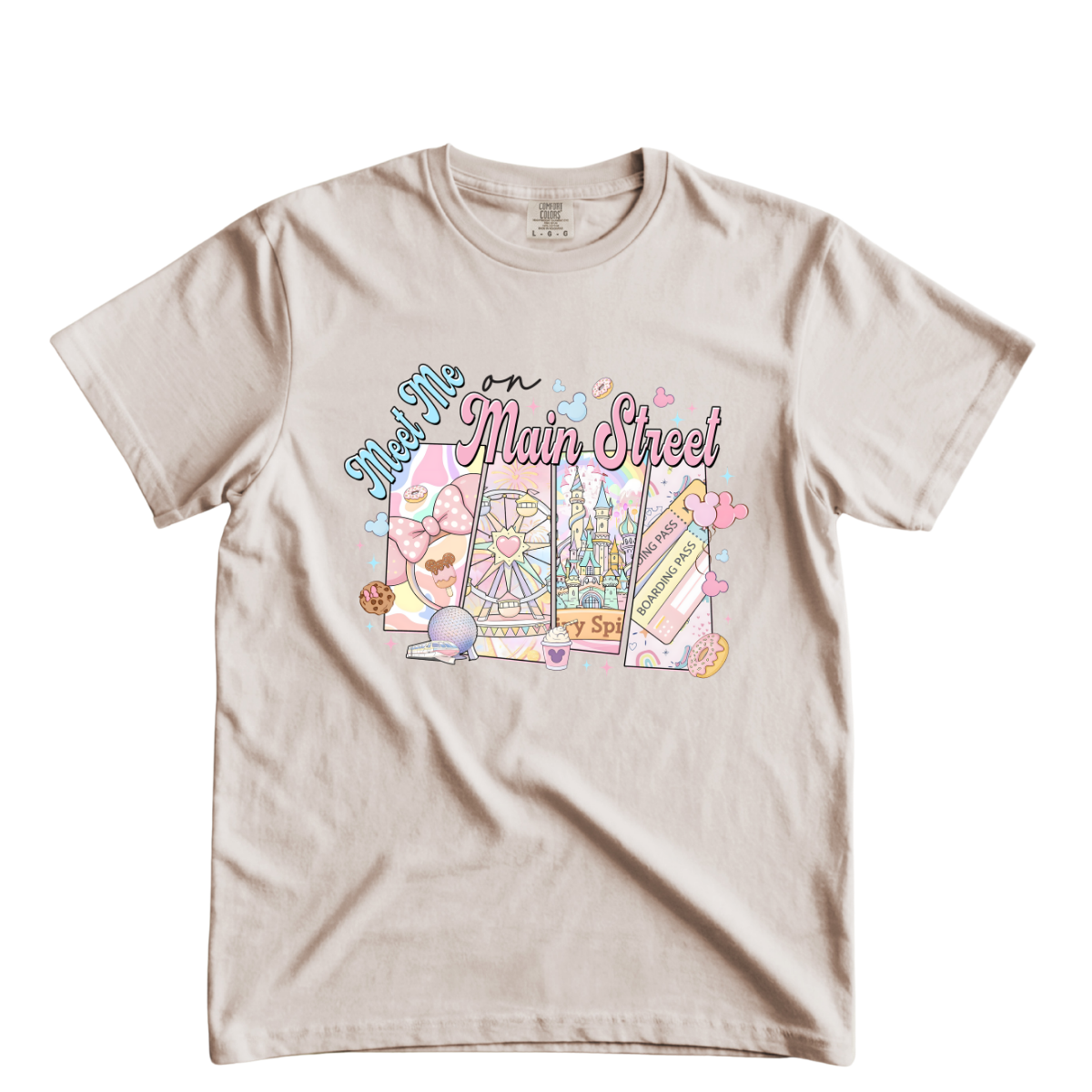 Meet Me on Main Street Pink DTF Transfer