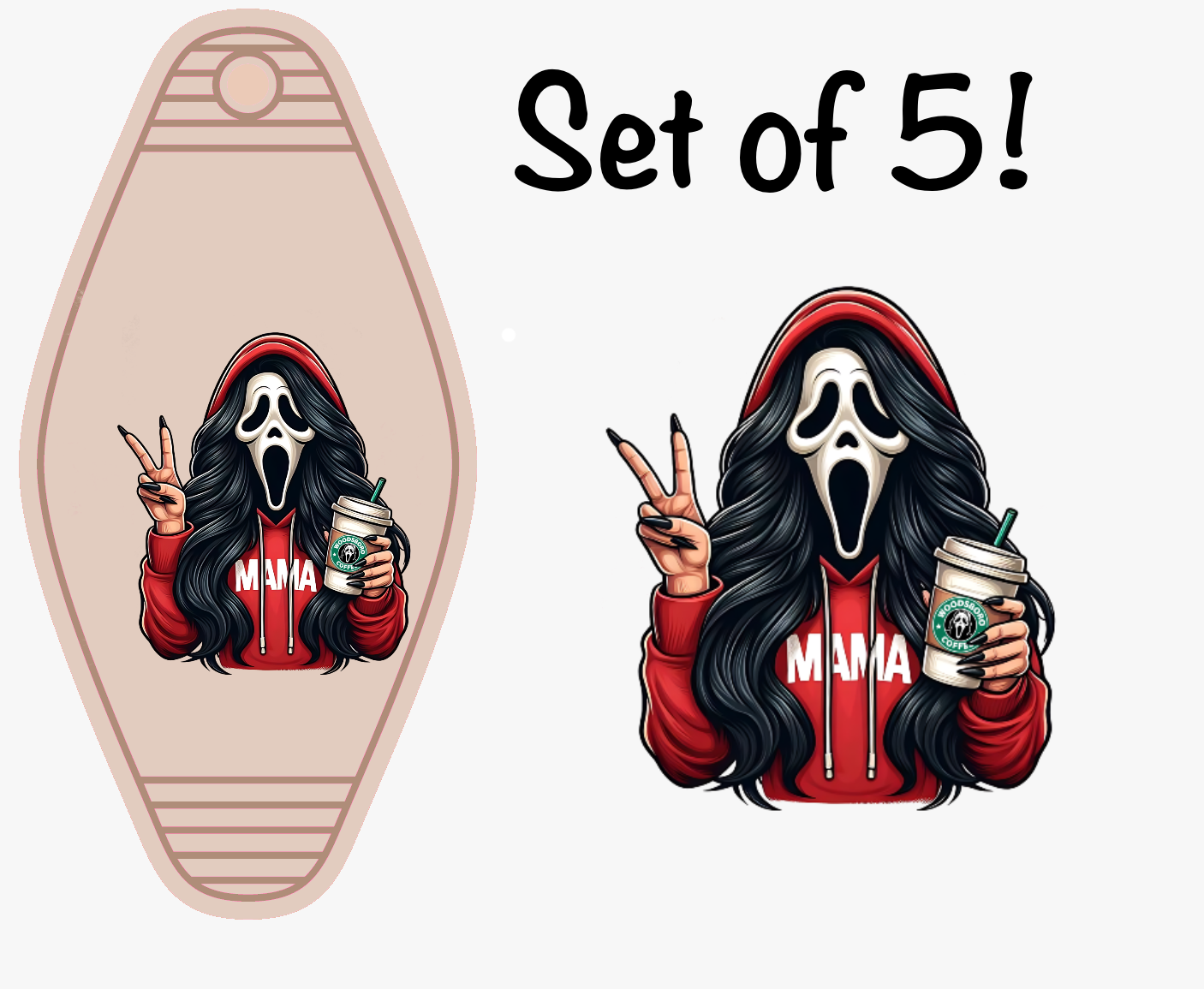 Mama Scream (MOTEL KEYCHAIN)
