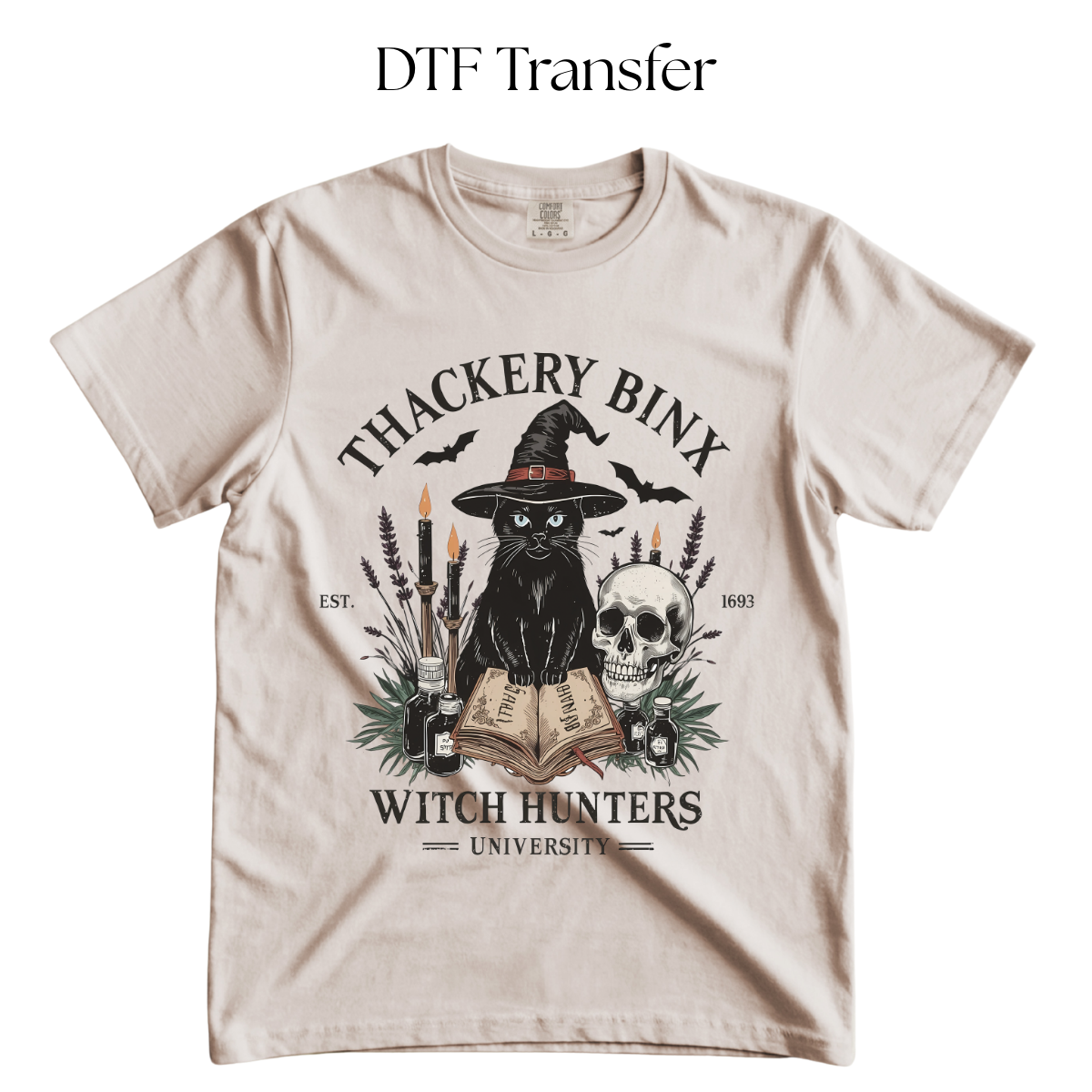 Witch Hunters University DTF Transfer