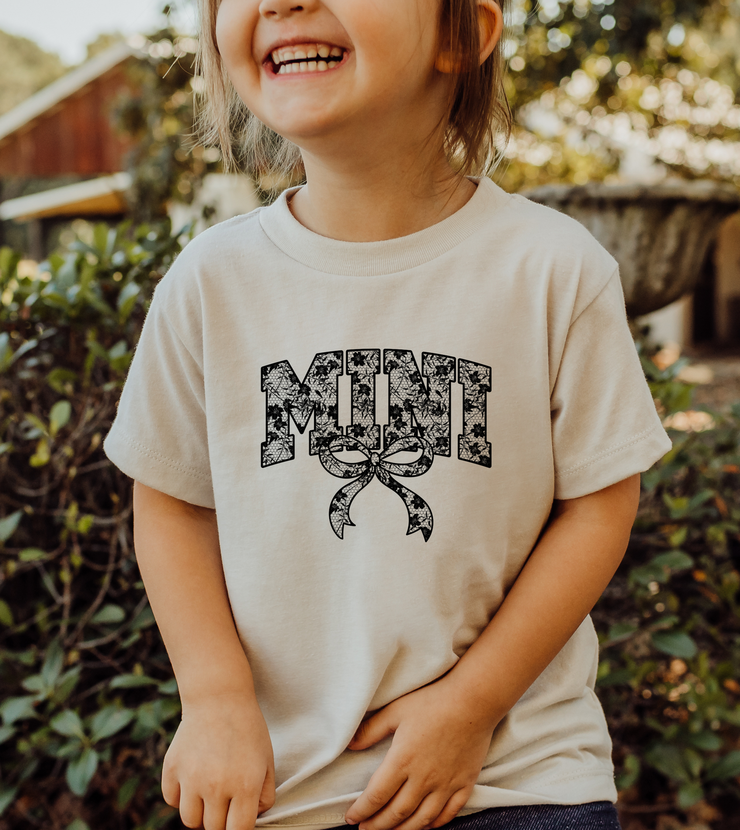MAMA & MINI Lace (BLACK) SINGLE COLOR DTF TRANSFER
