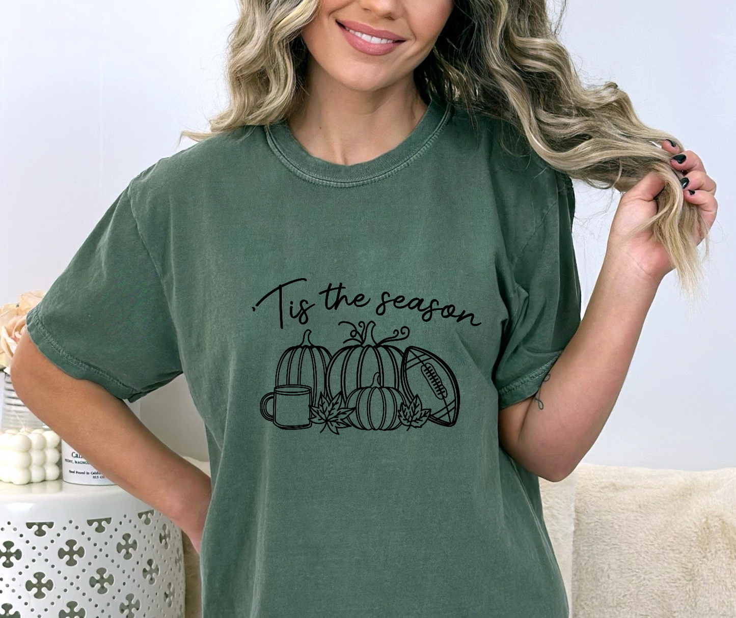 GOOD Tis The Season Football Screenprint