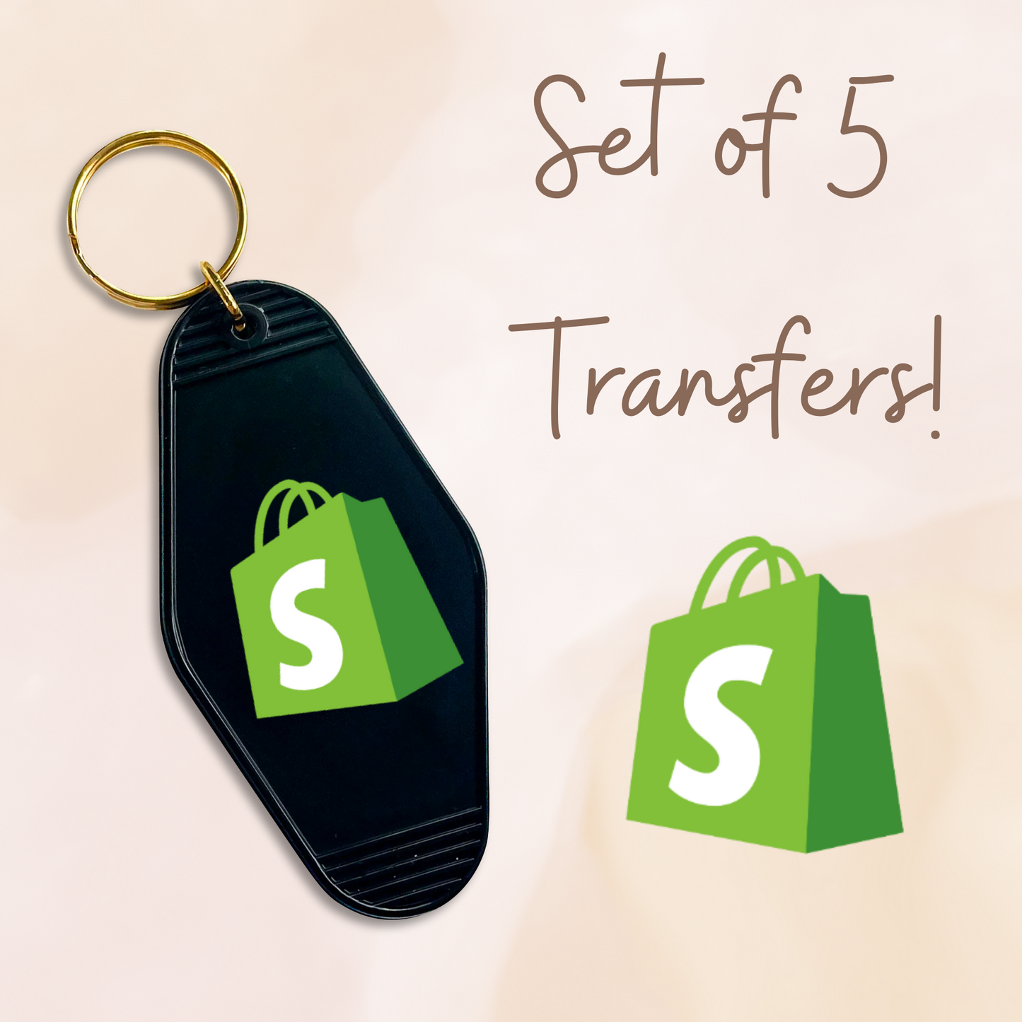 Shop Green Logo MOTEL KEYCHAIN Transfer