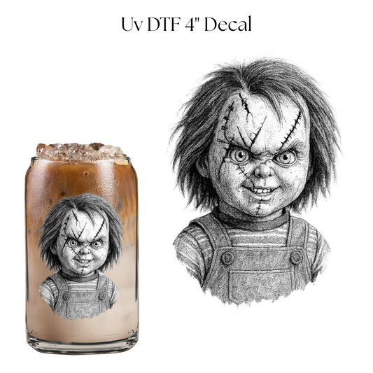 CHUCK FACE 4” UV DTF Decal