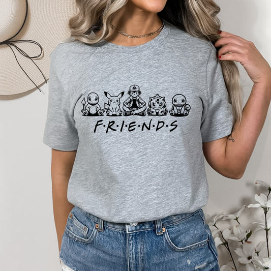 Poke Friends SINGLE COLOR DTF TRANSFER