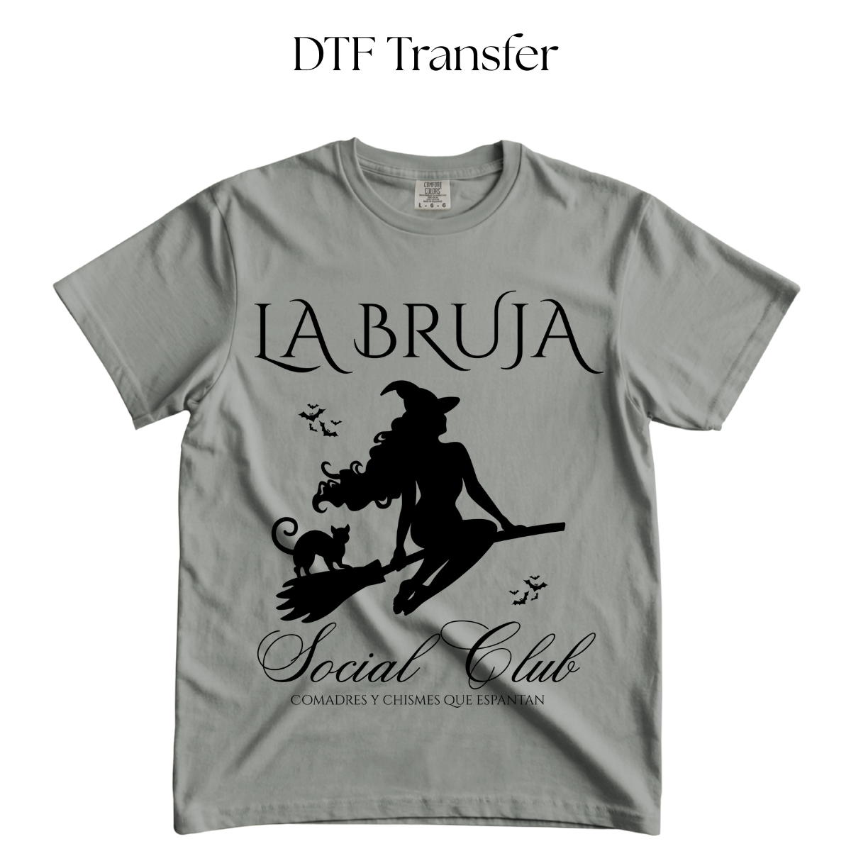 La Bruja Social Club Single Color DTF Transfer