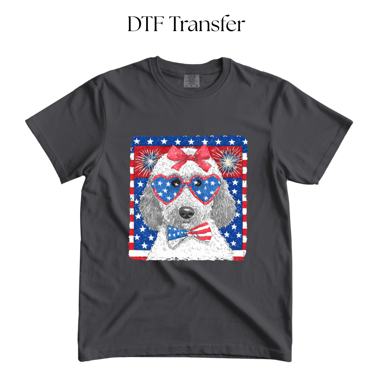 Patriotic Doodle DTF Transfer