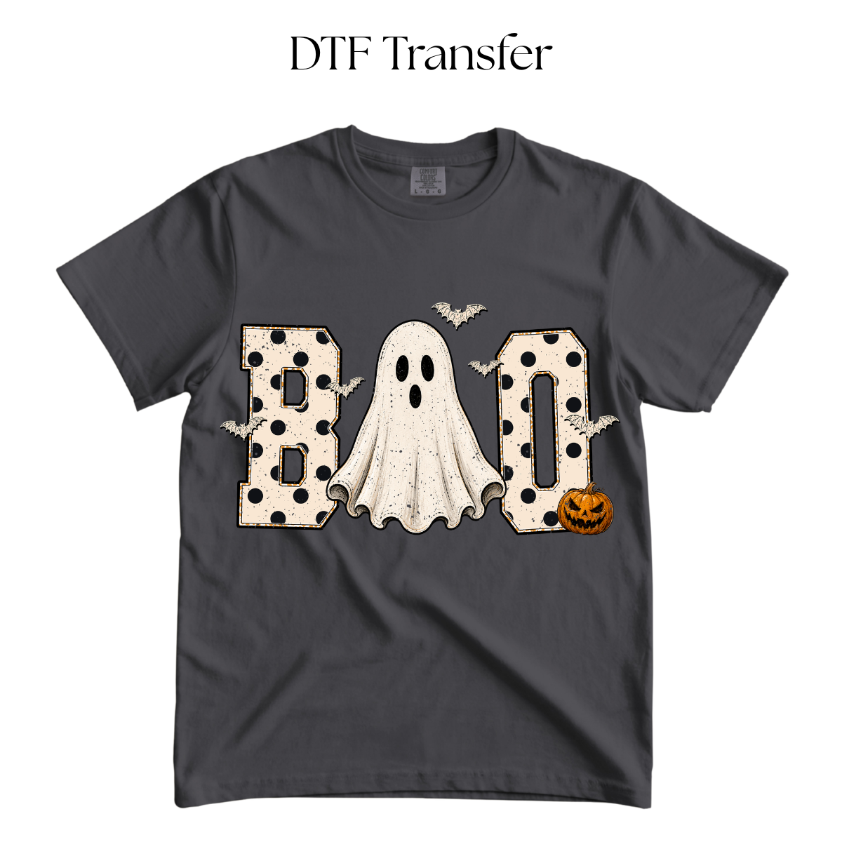 Polka Dot Boo DTF Transfer