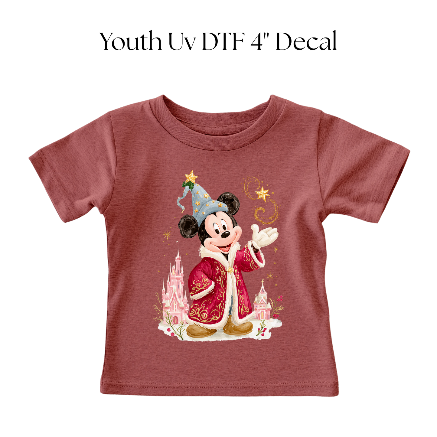 YOUTH Christmas Mouse Wizard DTF Transfer