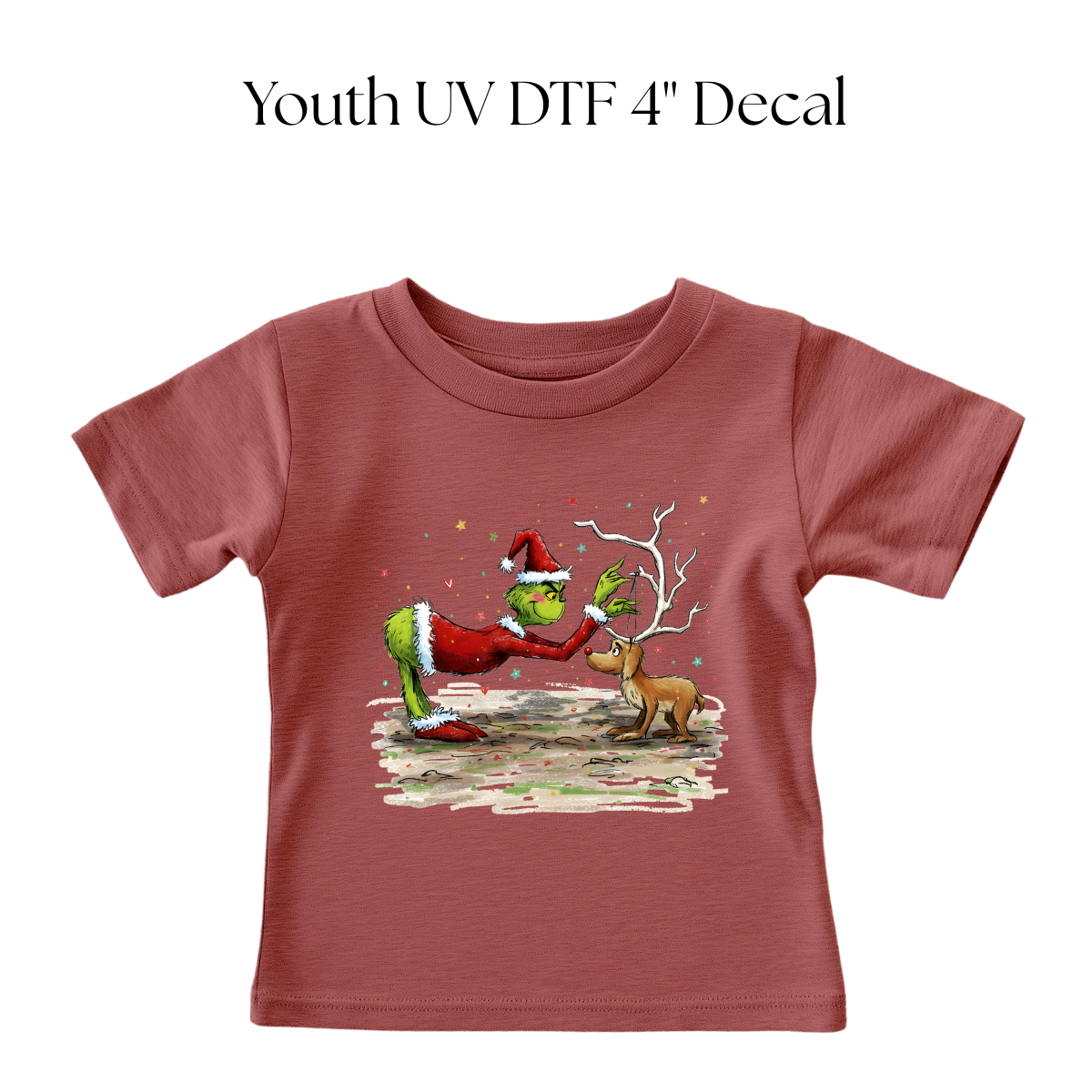 YOUTH Green Monster and Dog DTF Transfer