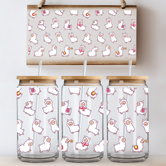 Llamas UV DTF Cup Wrap