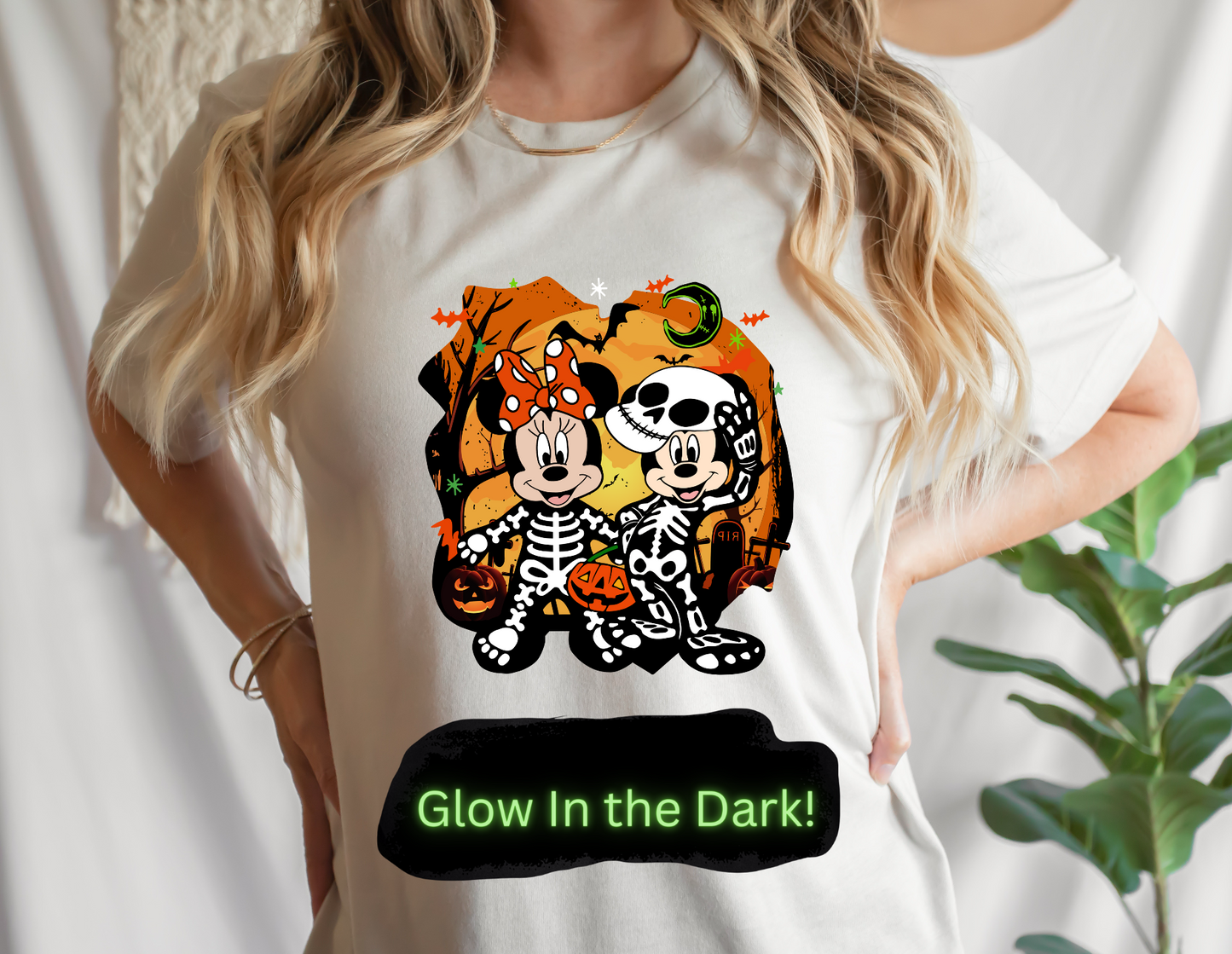 GOOD Magical Skeletons DTF Transfer GLOW IN THE DARK