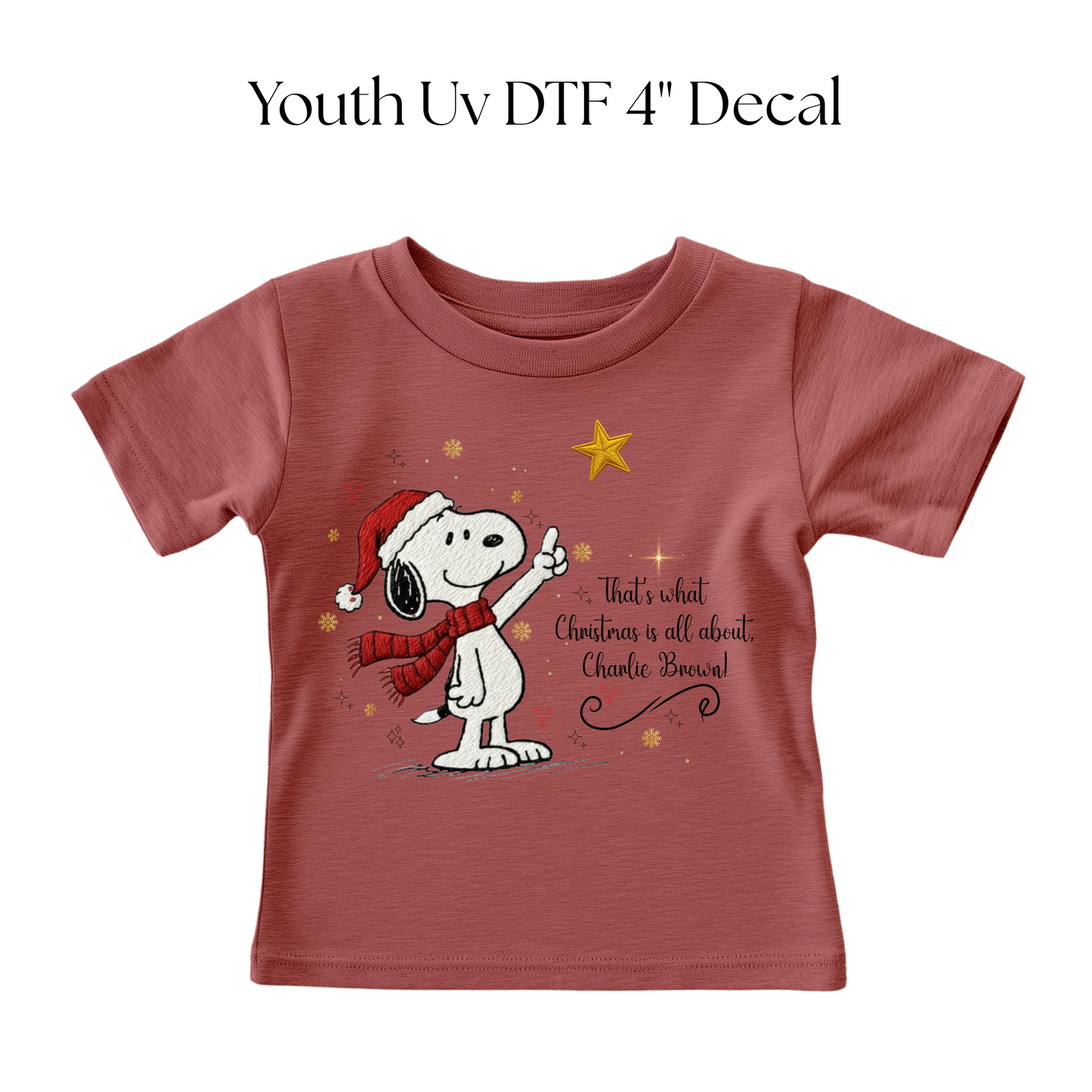 YOUTH What Christmas is All About DTF Transfer