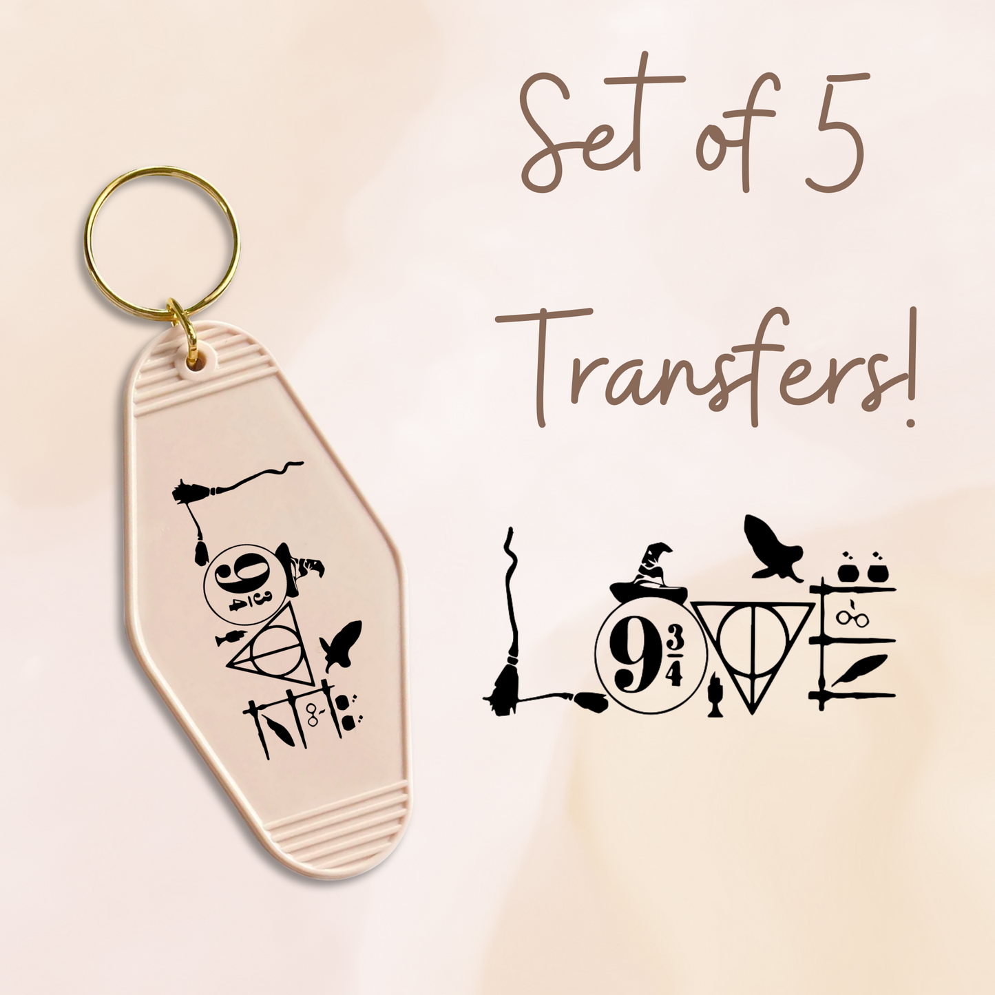 Love HP MOTEL KEYCHAIN Transfer