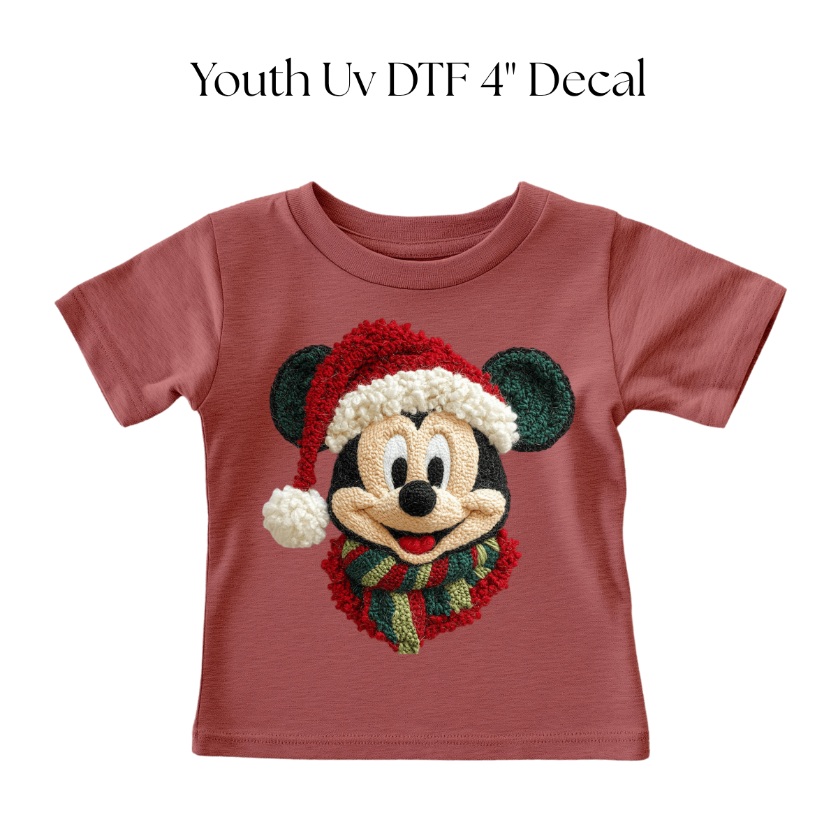 YOUTH Boy Mouse Faux Yarn DTF Transfer