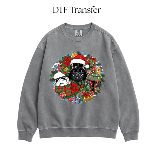 Star Wreath DTF Transfer