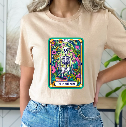 The Plant Mom Card DTF Transfer