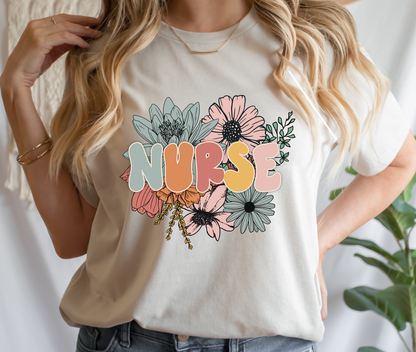 Colorful Nurse DTF Transfer