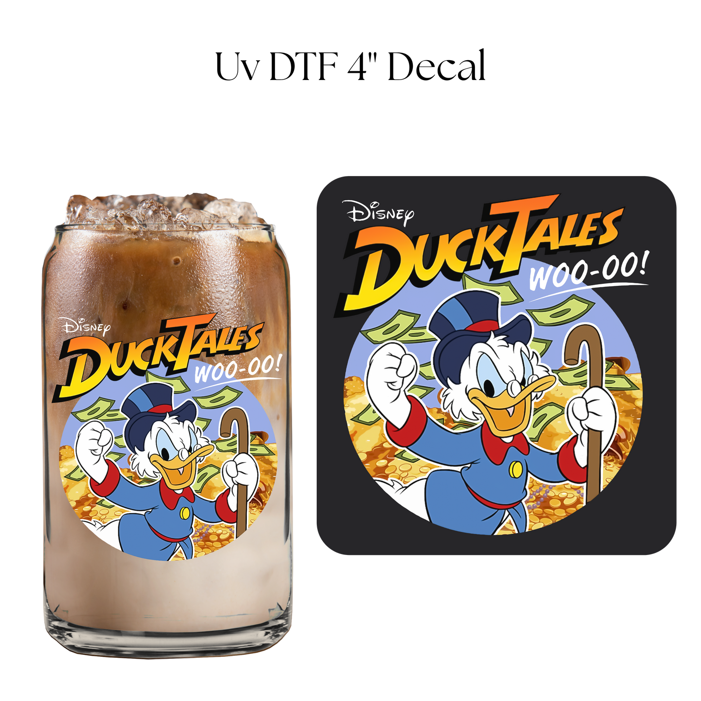 Duck Stories 4” UV DTF Cup Decal