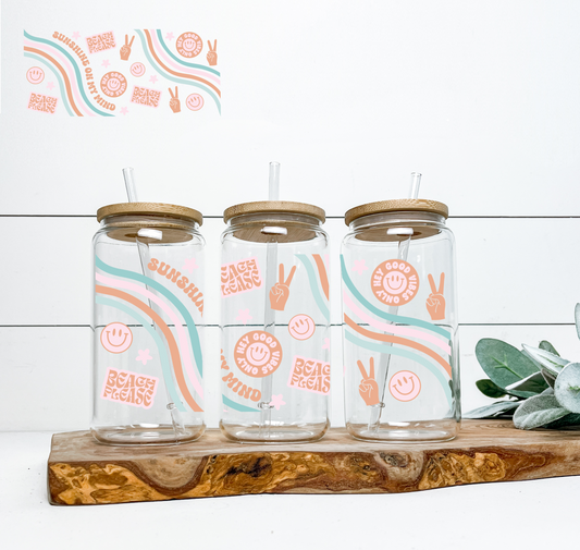 Beach Please UV DTF WRAP