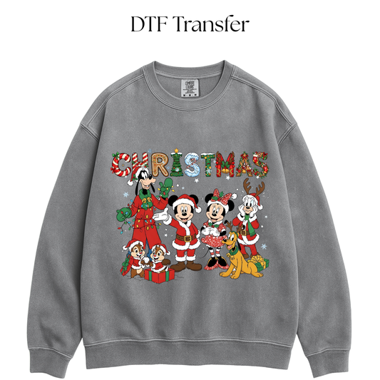 Magical Christmas DTF Transfer