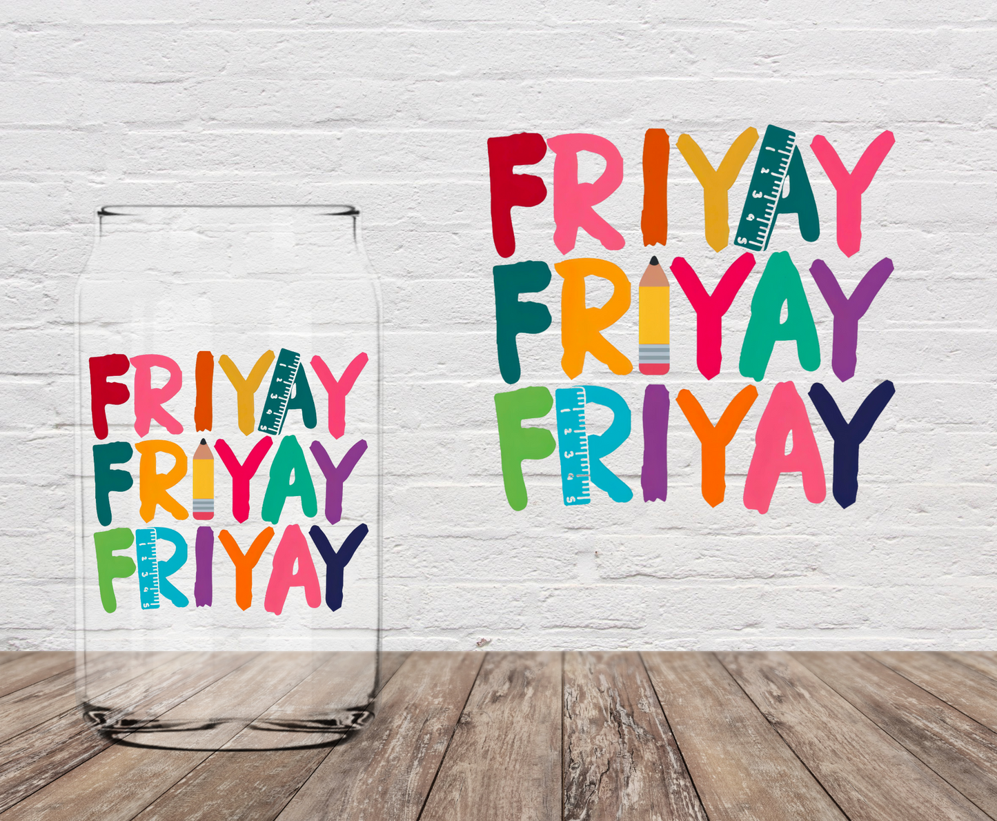 Friyay 3x 4" UV DTF