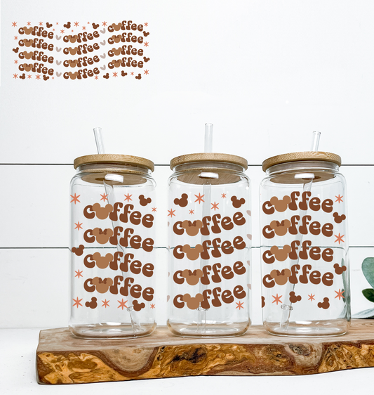 Magical Brown Coffee  16oz UV DTF