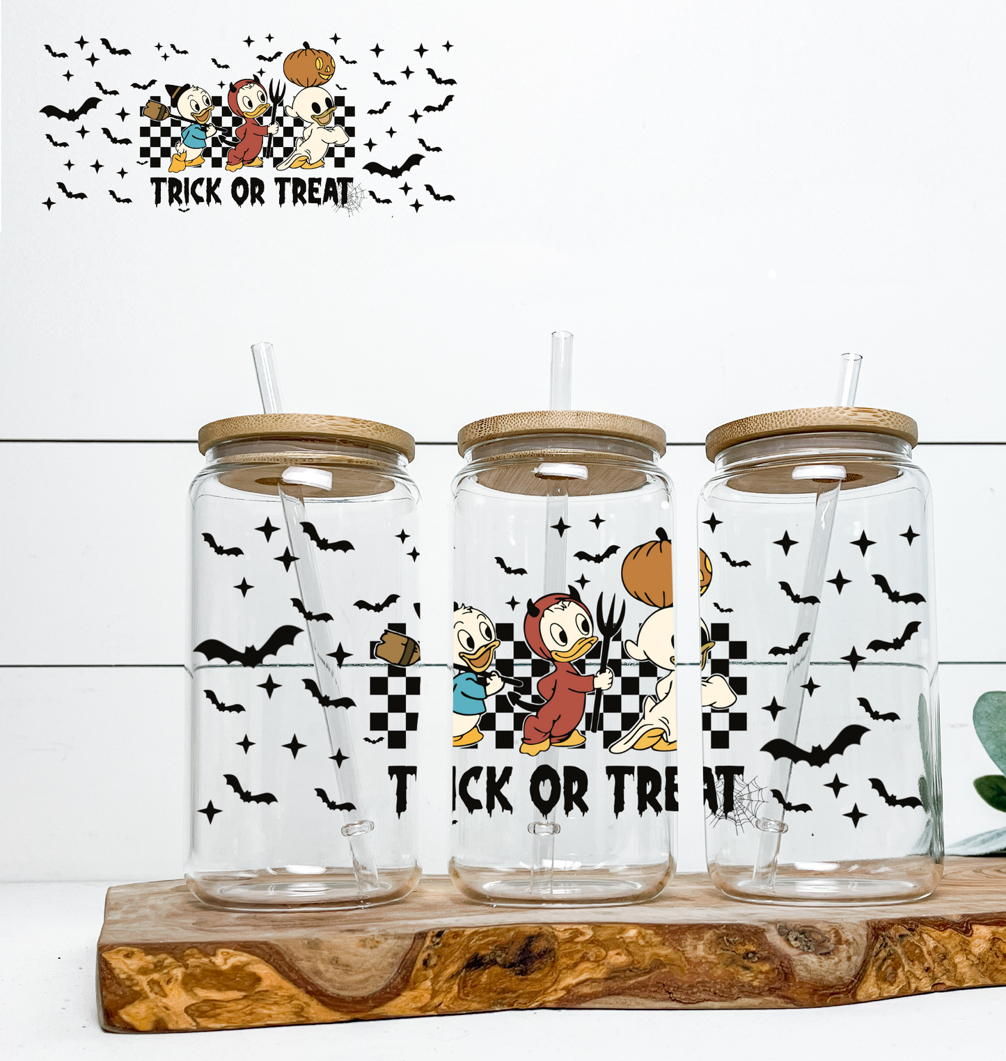 Trick Or Treat Ducks SEASONAL UV Wrap DOUBLE SIDED SEASOANL