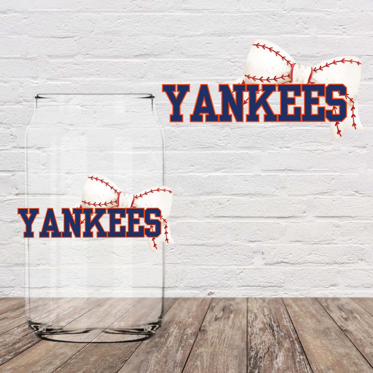 Yankee Bow 4" UV DTF