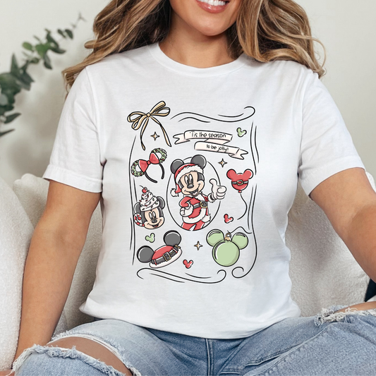 Tis the Season to be JollyMouse Dtf Transfer