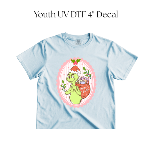 YOUTH Green Monster Book Sack DTF Transfer