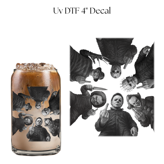 Horror Fingers Looking Down 4” UV DTF Decal