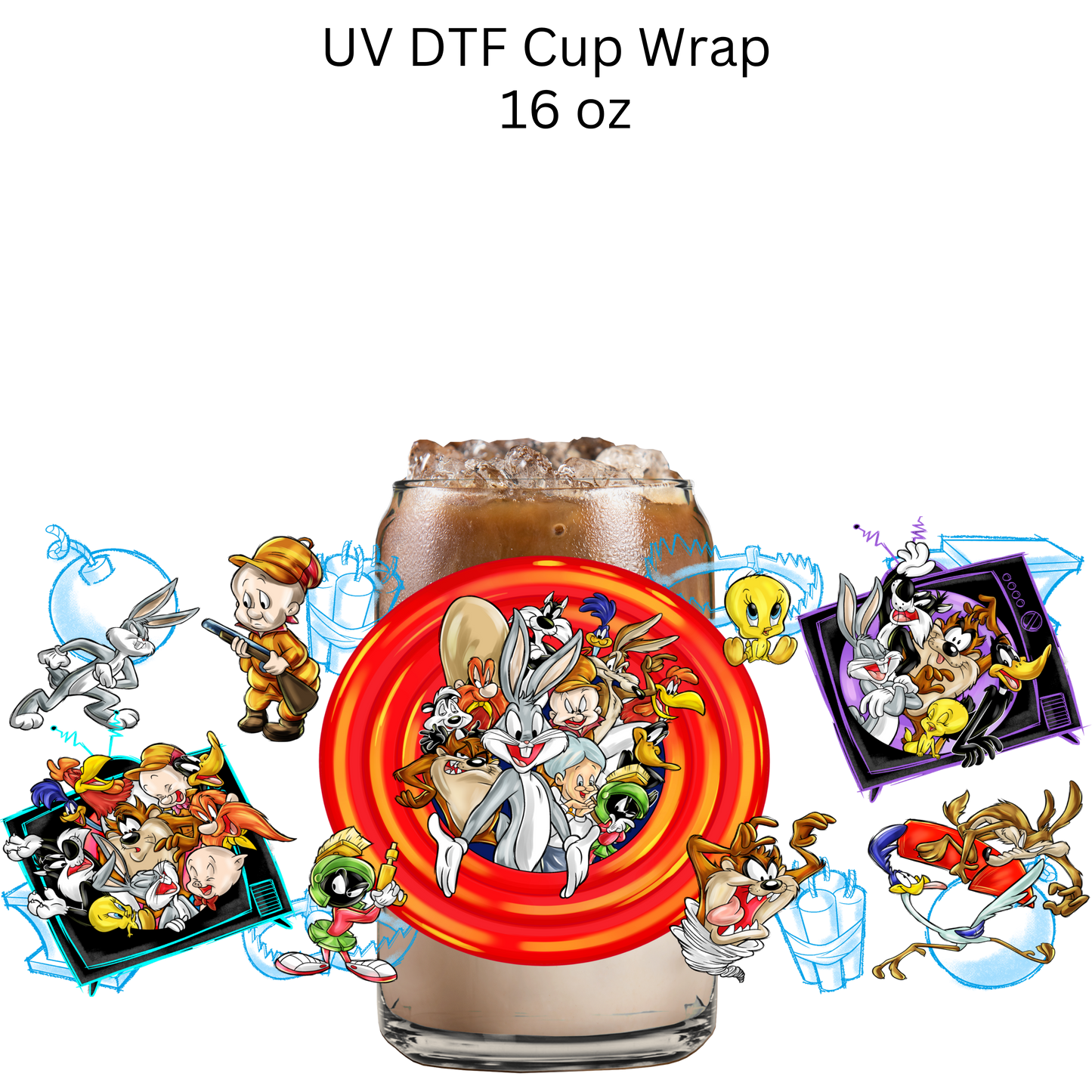 Toons UV DTF Cup Wrap
