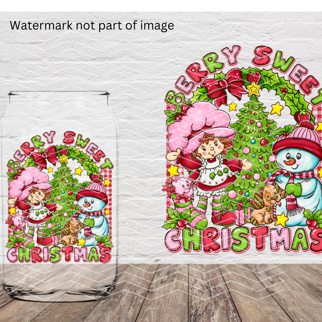 GOOD Berry Sweet Christmas 4" UV DTF